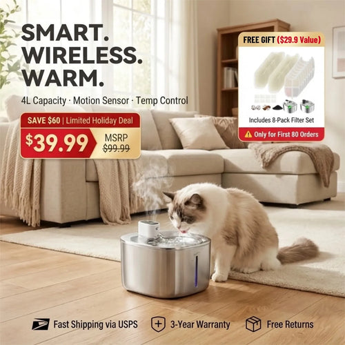 Wireless Freedom, Silent Care, Effortless Hydration for Your Pet!