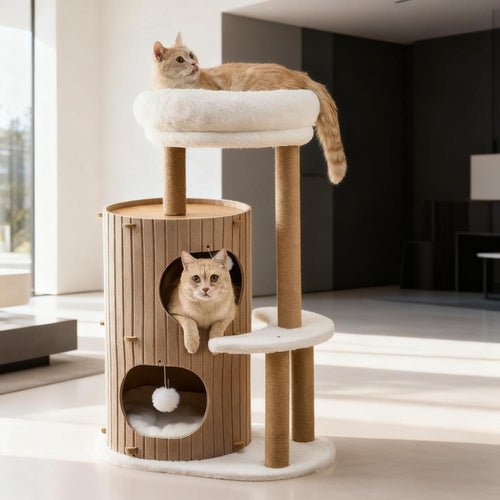 Multi-Level Cat Tree with Condo and Scratching Posts