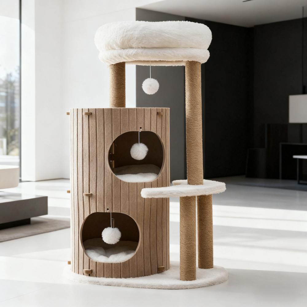 Multi-Level Cat Tree with Condo and Scratching Posts