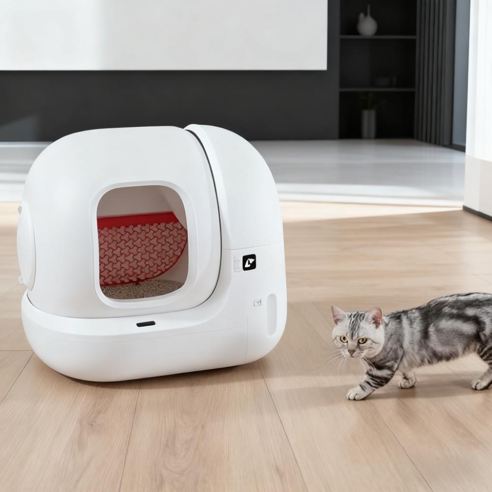 Automatic Self-Cleaning Cat Litter Box with Modern Design