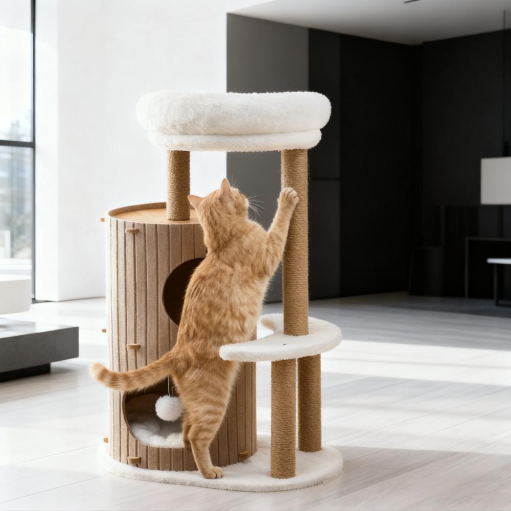 Multi-Level Cat Tree with Condo and Scratching Posts