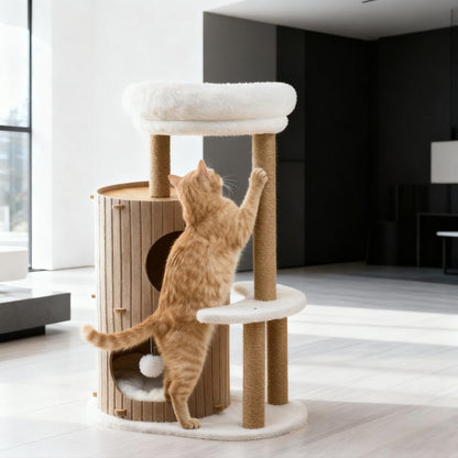 Multi-Level Cat Tree with Condo and Scratching Posts