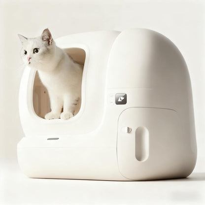 Automatic Self-Cleaning Cat Litter Box with Modern Design