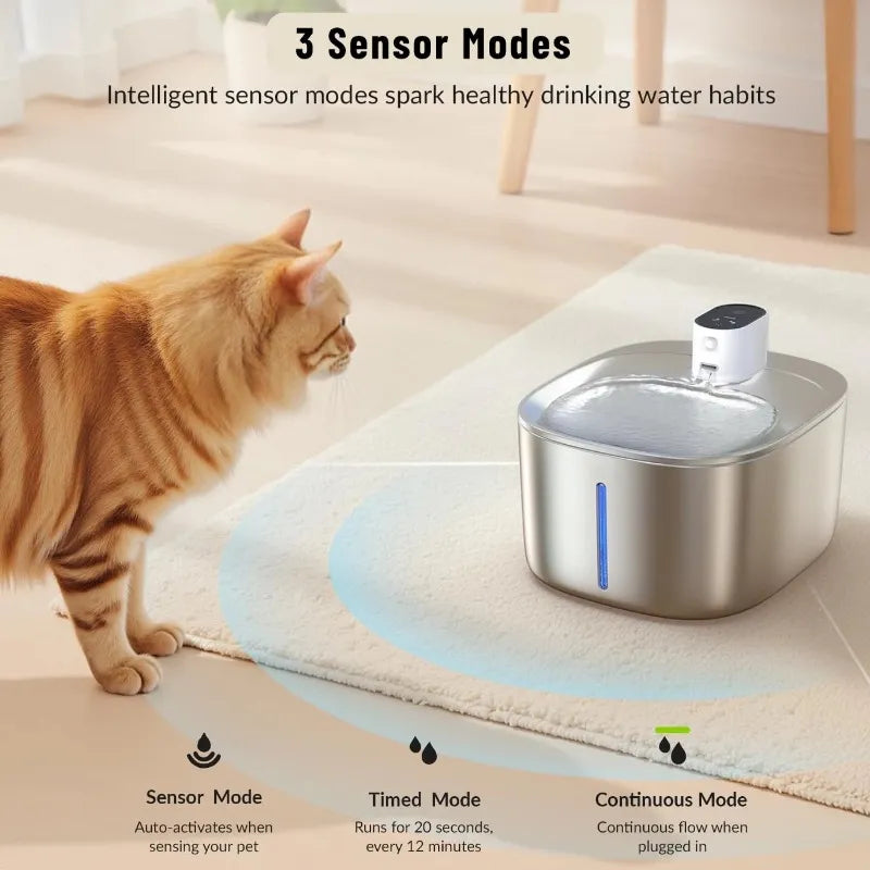 Wireless Freedom, Silent Care, Effortless Hydration for Your Pet!