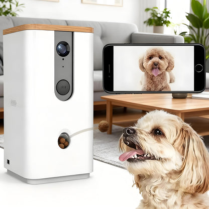 Smart Cam Treater Automatic Pet Feeder with Camera