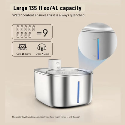 Wireless Freedom, Silent Care, Effortless Hydration for Your Pet!