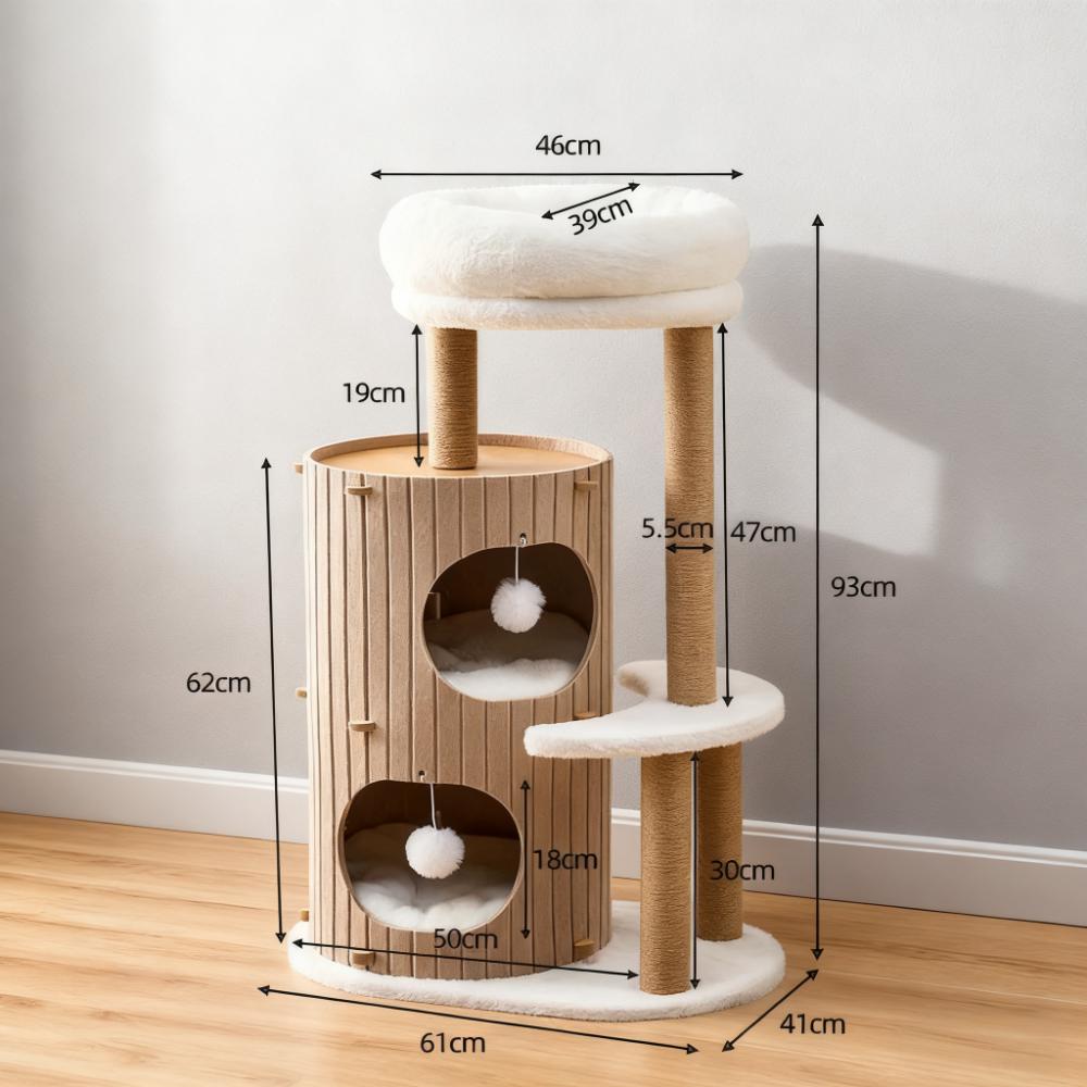 Multi-Level Cat Tree with Condo and Scratching Posts