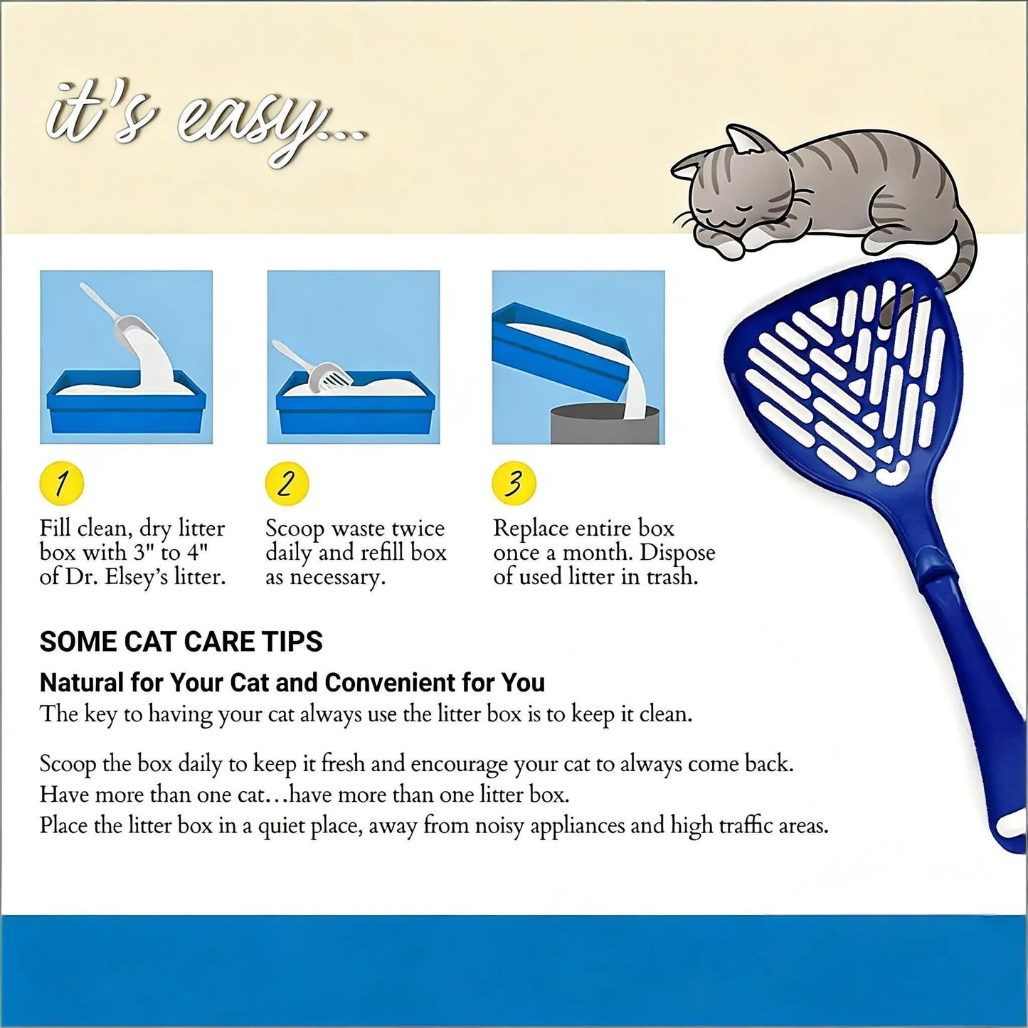 18lb Unscented Clay Litter, Quick Clumping & Easy Cleanup, A Secure Choice